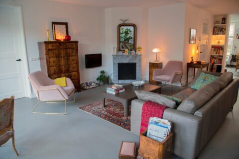 Warme kleur gietvloer