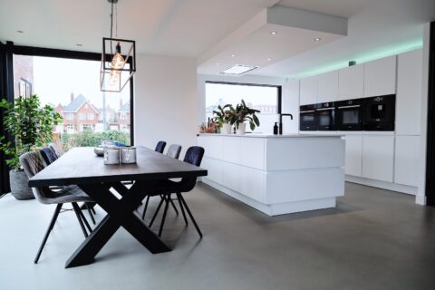 Gietvloer in keuken