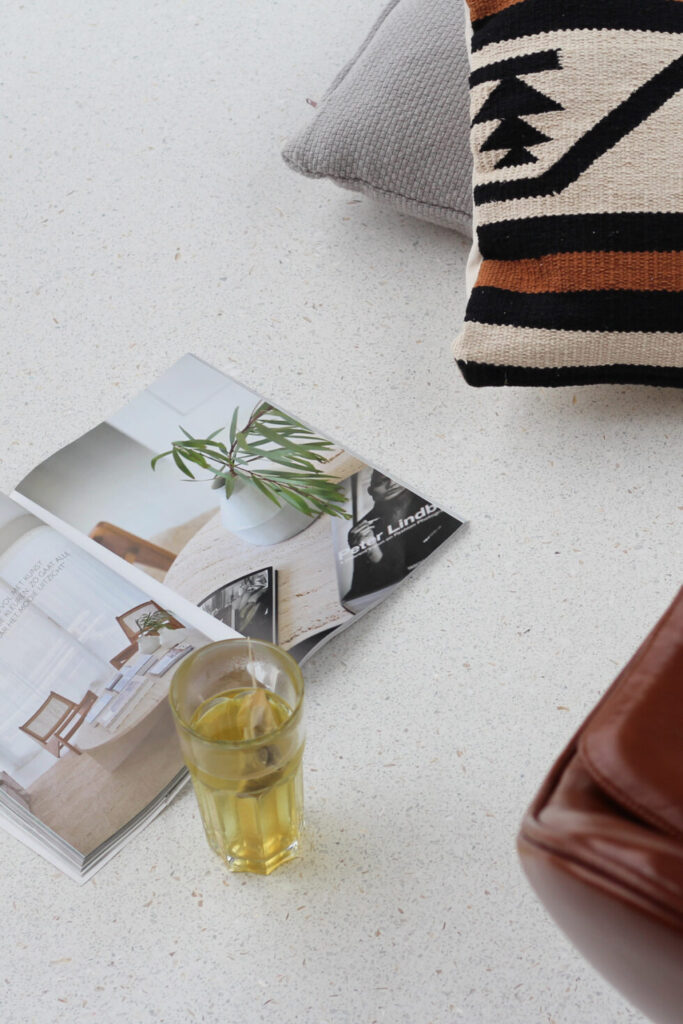 Gietvloer met vloerwarming